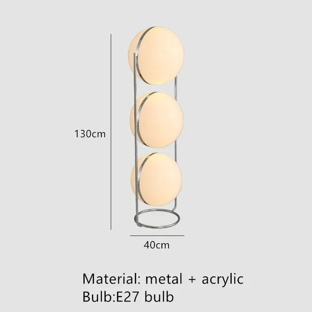 Chrome Ball Floor Lamp