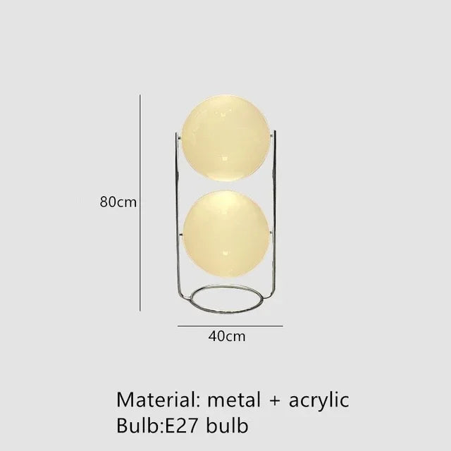 Chrome Ball Floor Lamp
