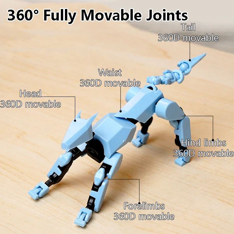 3D Movable Robot Dog Toy