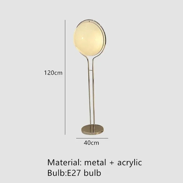 Chrome Ball Floor Lamp