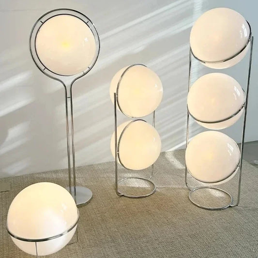 Chrome Ball Floor Lamp