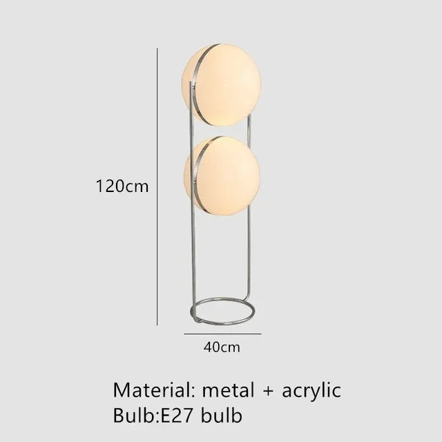 Chrome Ball Floor Lamp