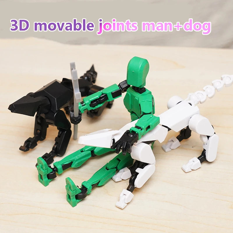3D Movable Robot Dog Toy
