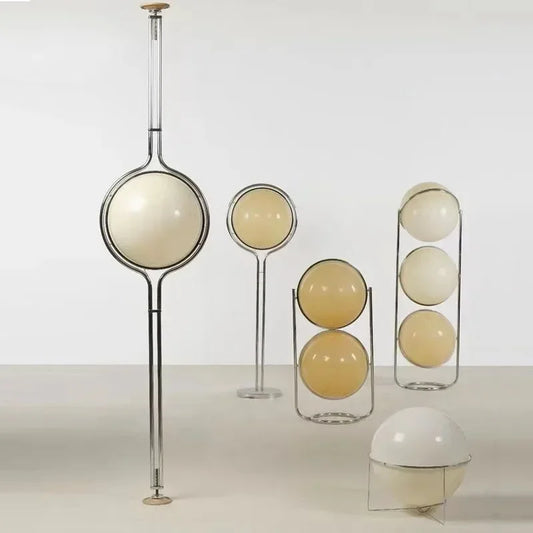 Chrome Ball Floor Lamp