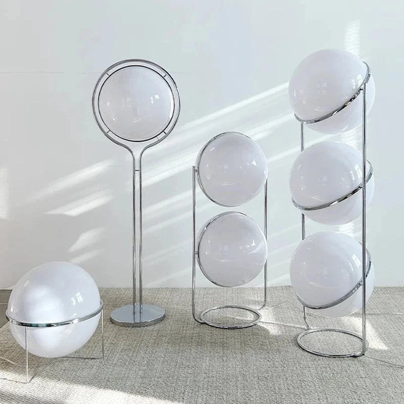 Chrome Ball Floor Lamp