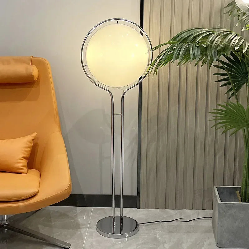 Chrome Ball Floor Lamp